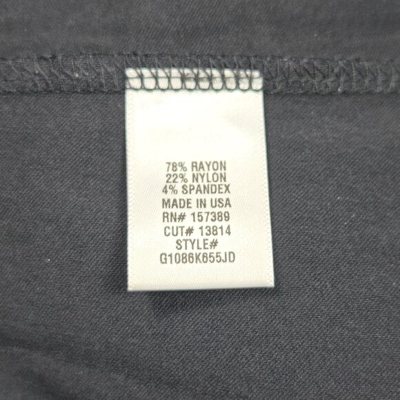 Originality Black Wrap Mini Skirt Tie Waist Y2K Minimalist Night‎ Out Women’s S - Picture 7 of 10